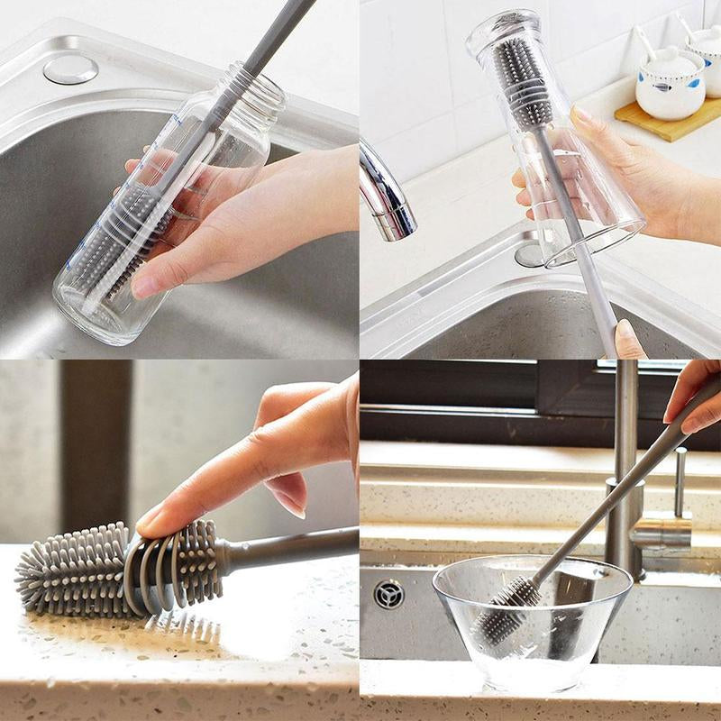 Bottle Cleaning Brush Usual Fully Types of Household Room for Cooking Food Purposes for Cleansing