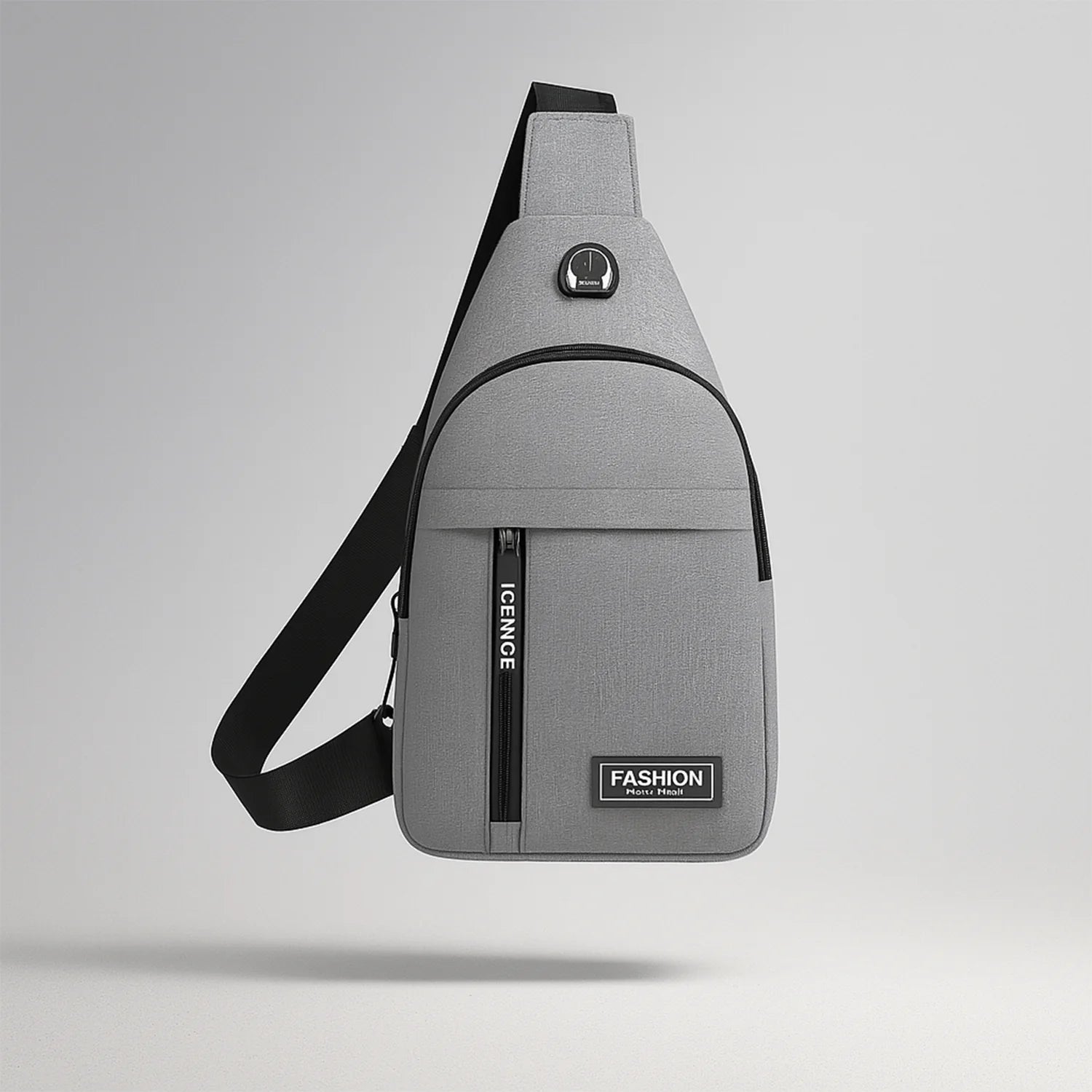 Waterproof anti Theft Cross-Body Fanny Pack Waist Bag, Shoulder Bags Chest Men Casual Fashion USB Charging Earphone Hook Sling Travel Bag (1 Pc)